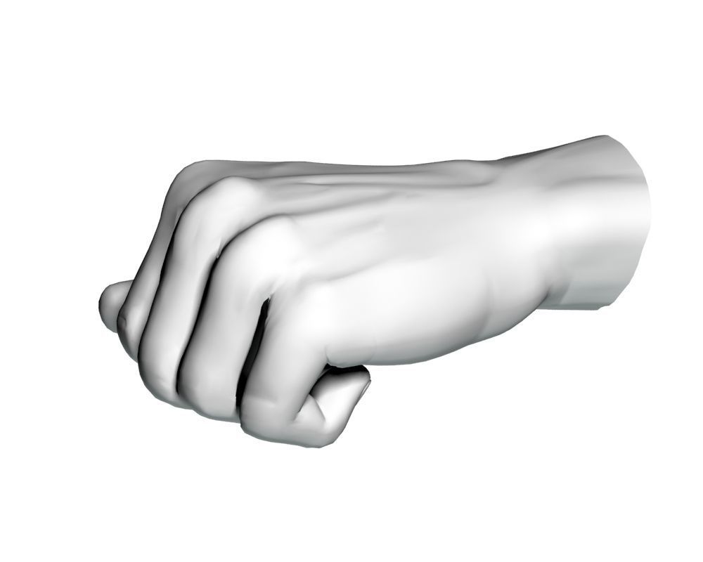 Hand Model 09 3D model_35