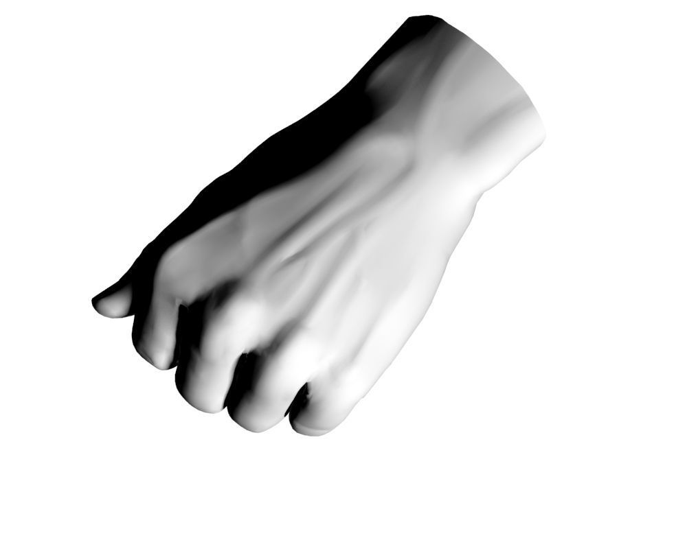 Hand Model 09 3D model_31