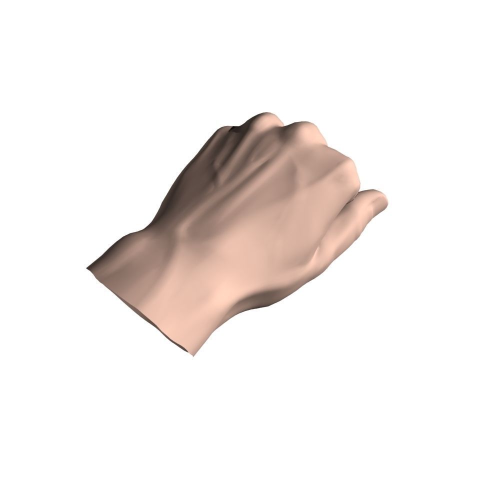 Hand Model 09 3D model_2