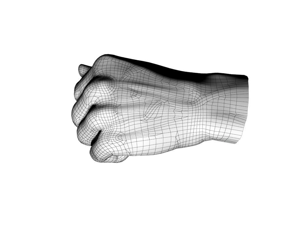 Hand Model 09 3D model_22