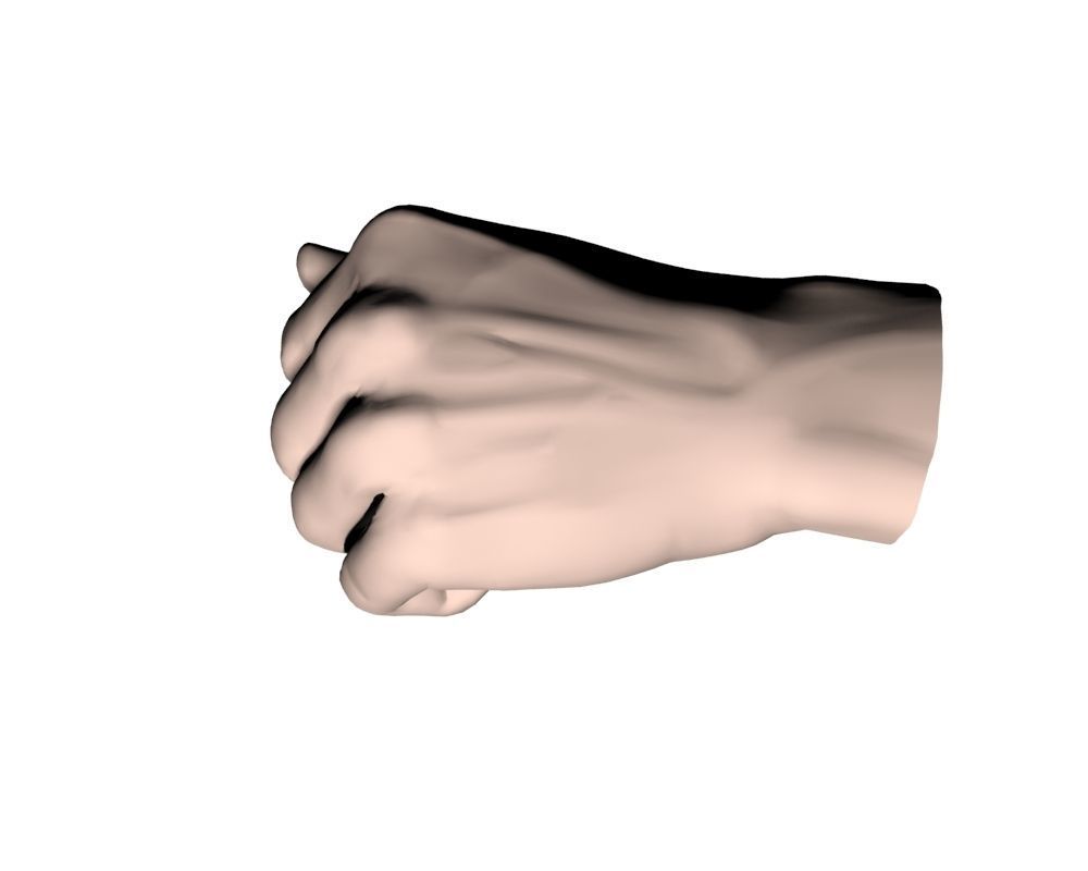Hand Model 09 3D model_11