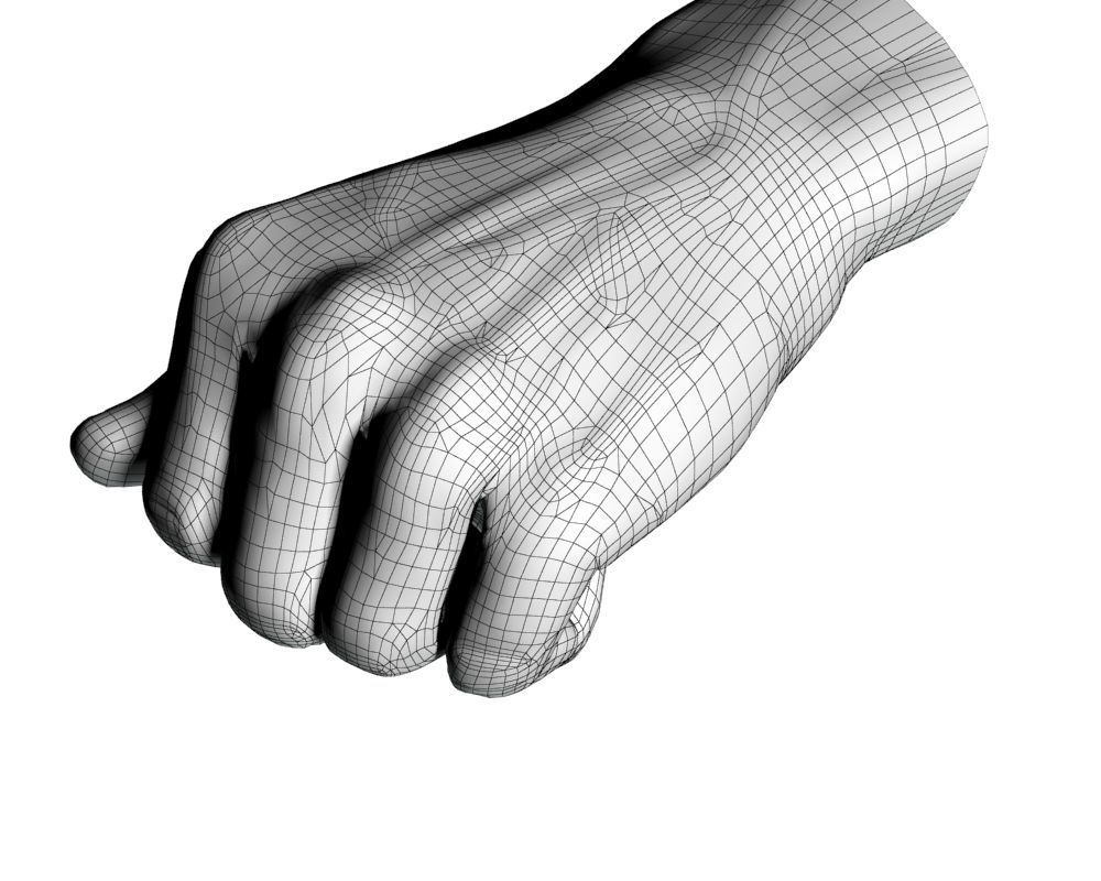 Hand Model 09 3D model_25