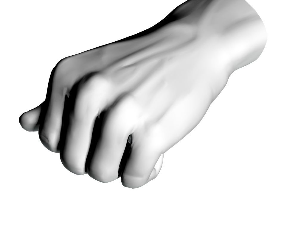 Hand Model 09 3D model_36