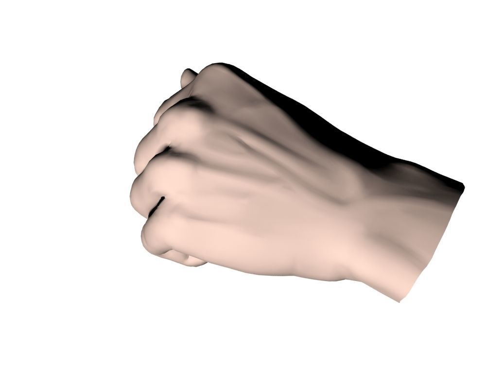 Hand Model 09 3D model_8