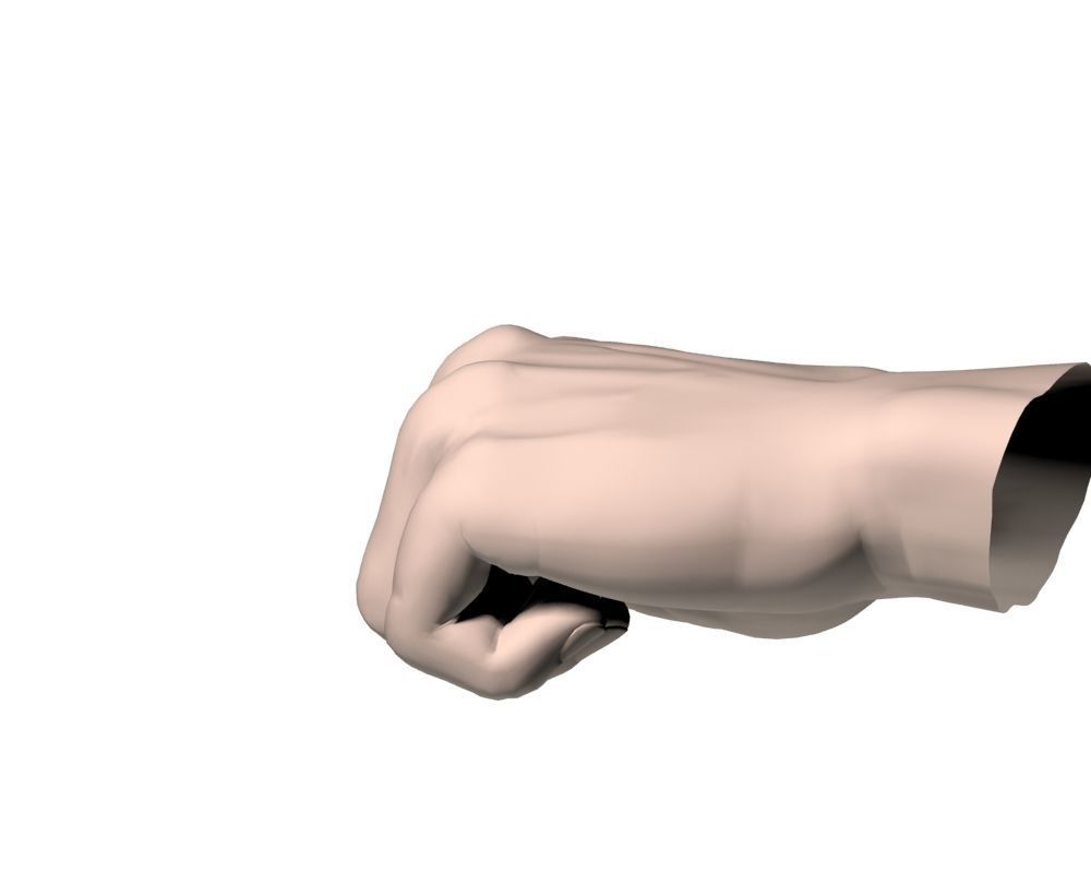 Hand Model 09 3D model_7