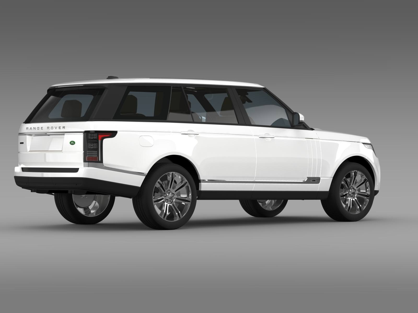 Range Rover Autobiography Black LWB L405 3D model_10