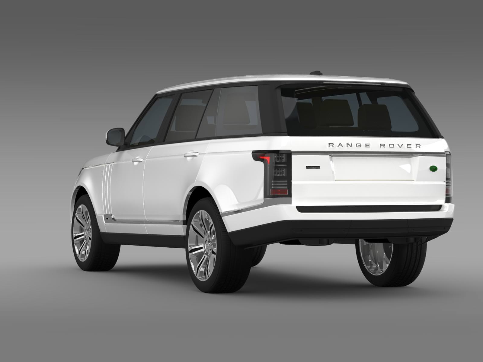 Range Rover Autobiography Black LWB L405 3D model_6