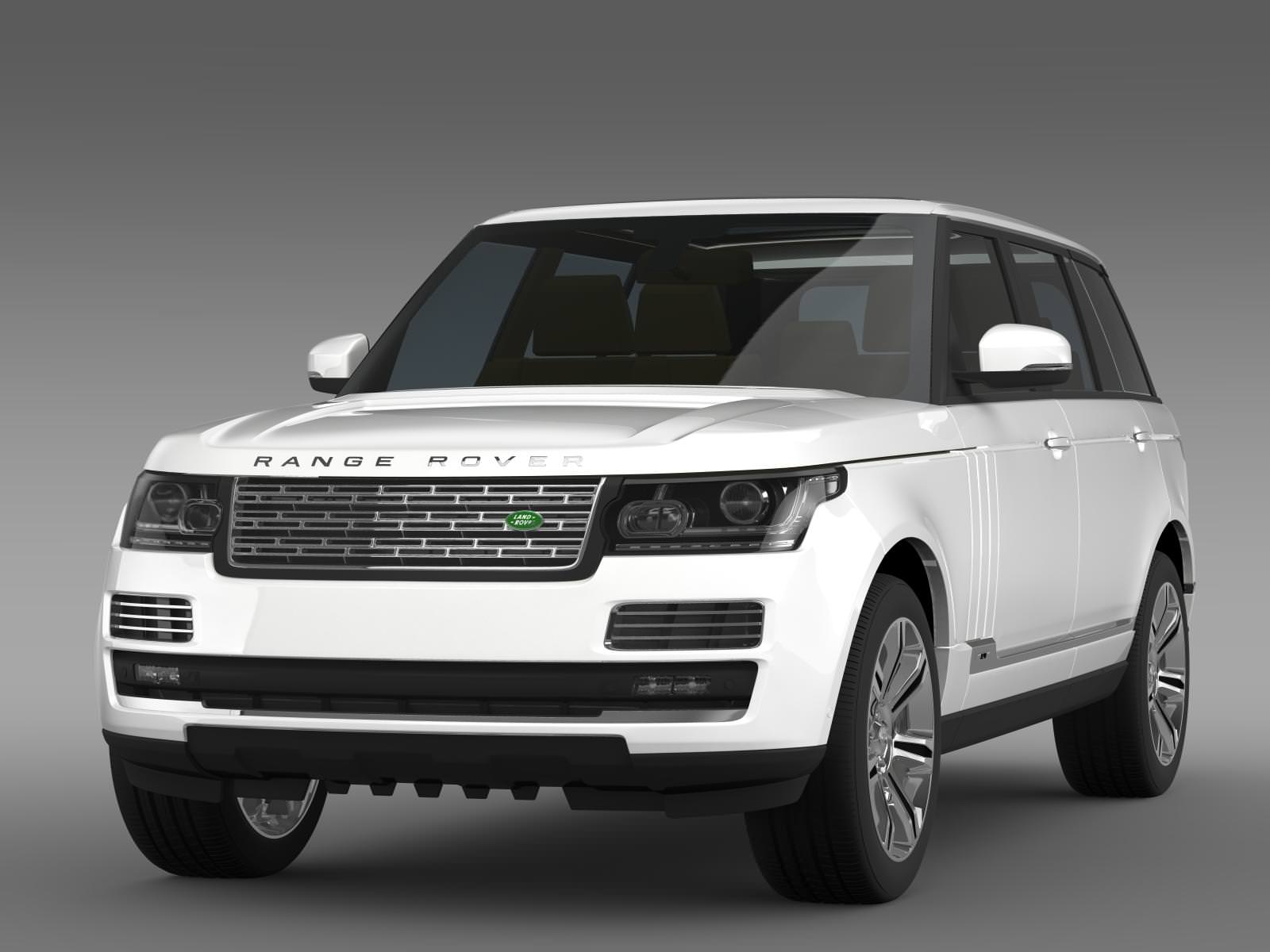 Range Rover Autobiography Black LWB L405 3D model_8
