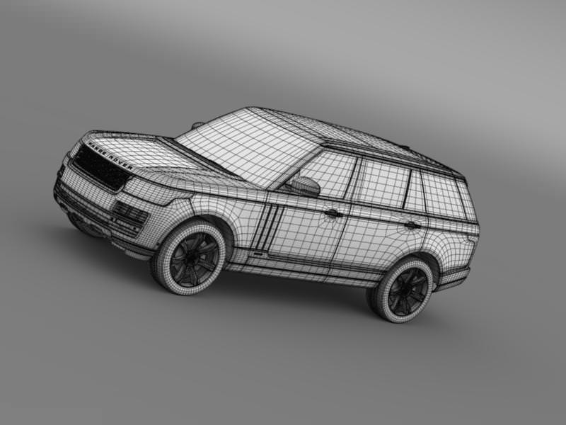 Range Rover Autobiography Black LWB L405 3D model_19