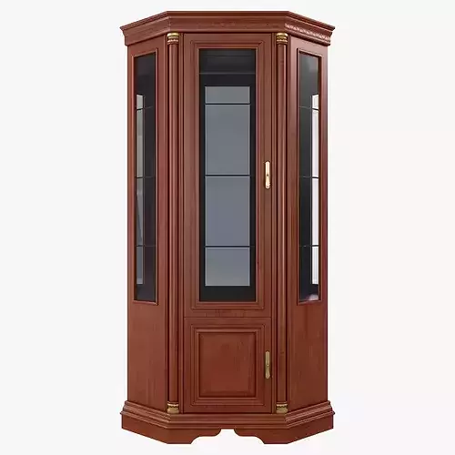 Corner China Cabinet Omega 03 1 3D model 2