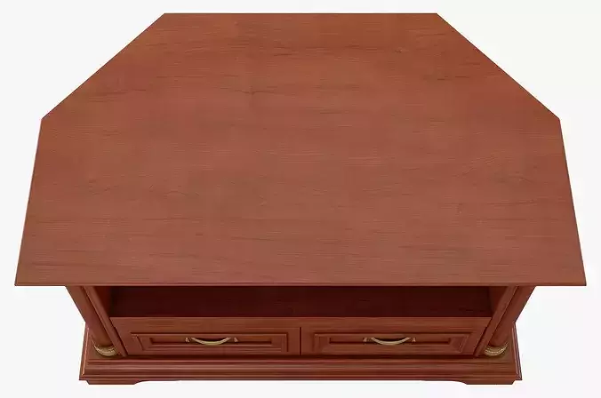 Corner Media Cabinet Omega 12 3D model 6