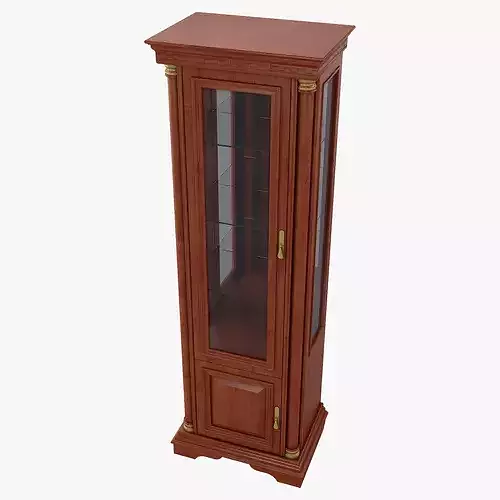 Display Cabinet Omega 01 3D model 5