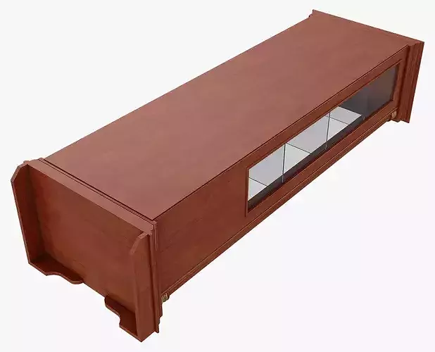 Display Cabinet Omega 01 3D model 7