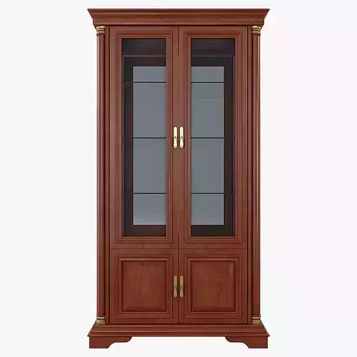Display Cabinet Omega 02 1 3D model 2