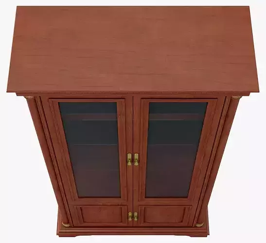 Display Cabinet Omega 02 1 3D model 6