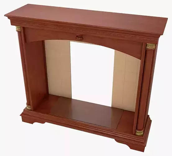 Fireplace Mantel Omega 21 1 3D model 5