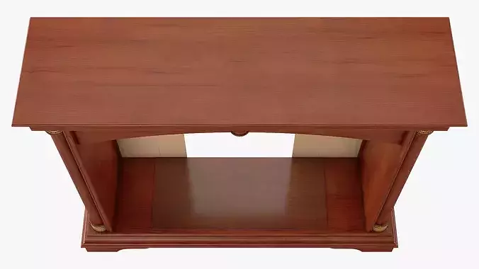 Fireplace Mantel Omega 21 1 3D model 6