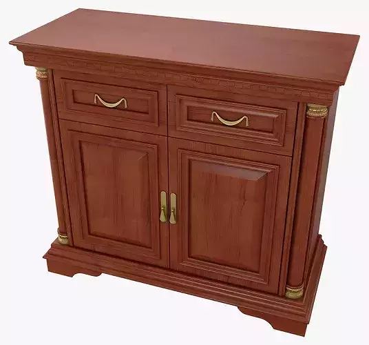 Sideboard Cabinet Omega 08 3D model 5