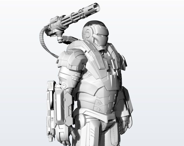 Statue War Machine Very High quality details  3D print model