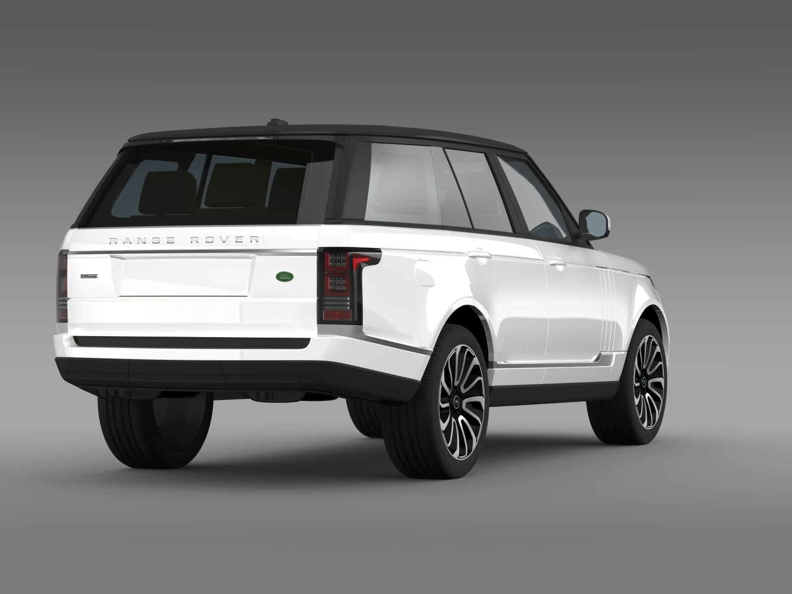 Range Rover Autobiography V8 L405 3D model_10