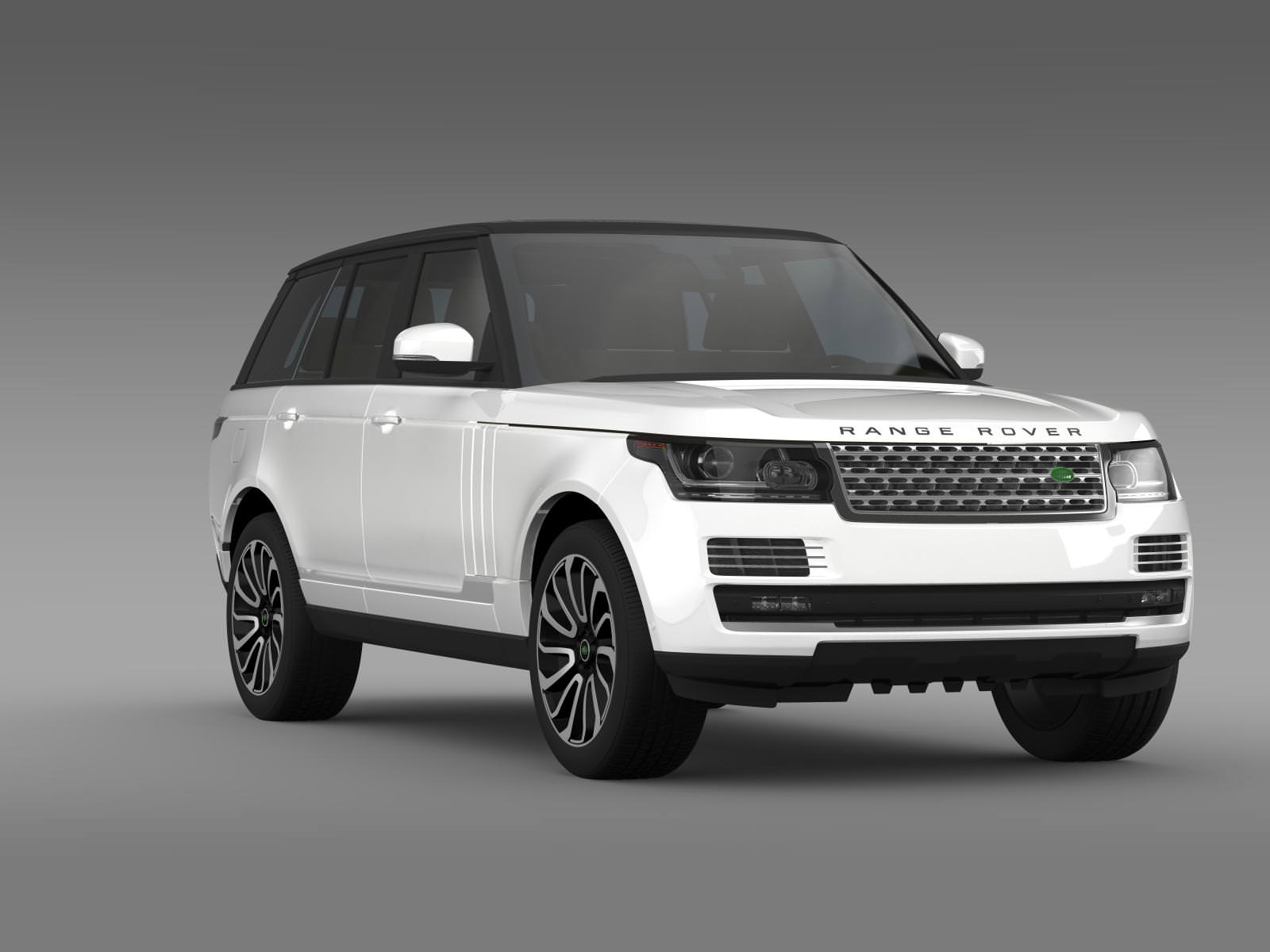Range Rover Autobiography V8 L405 3D model_15
