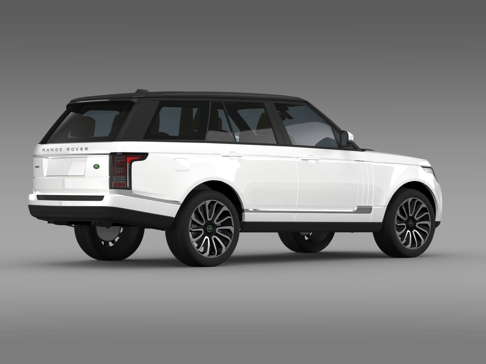 Range Rover Autobiography V8 L405 3D model_9
