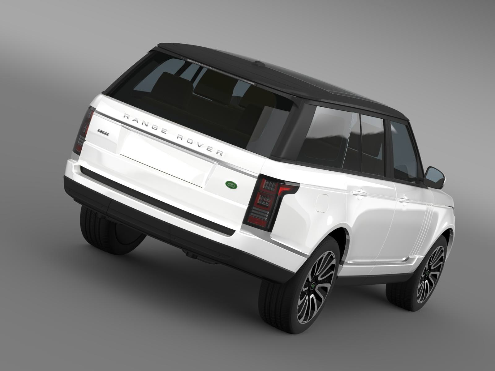 Range Rover Autobiography V8 L405 3D model_4