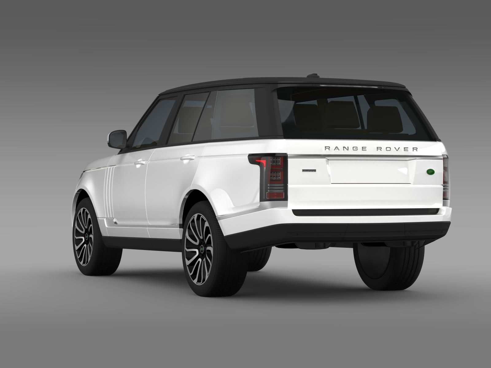 Range Rover Autobiography V8 L405 3D model_8