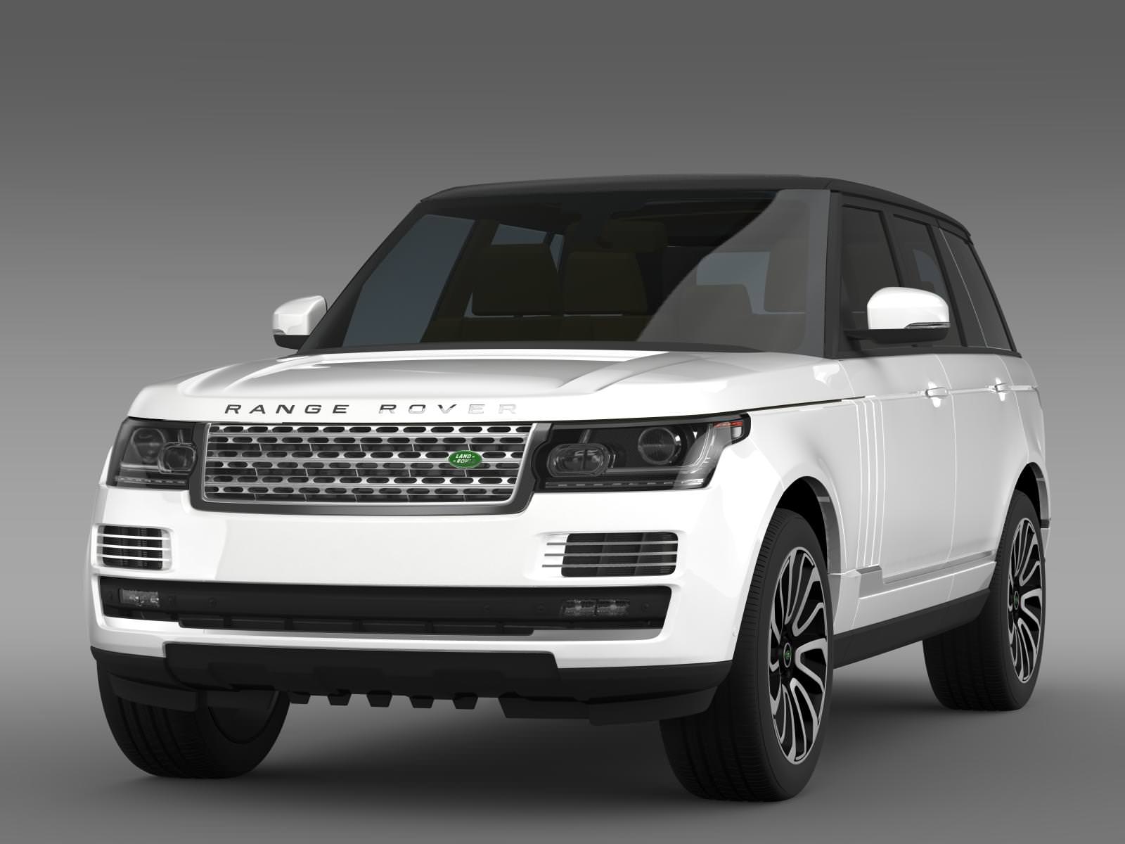 Range Rover Autobiography V8 L405 3D model_5