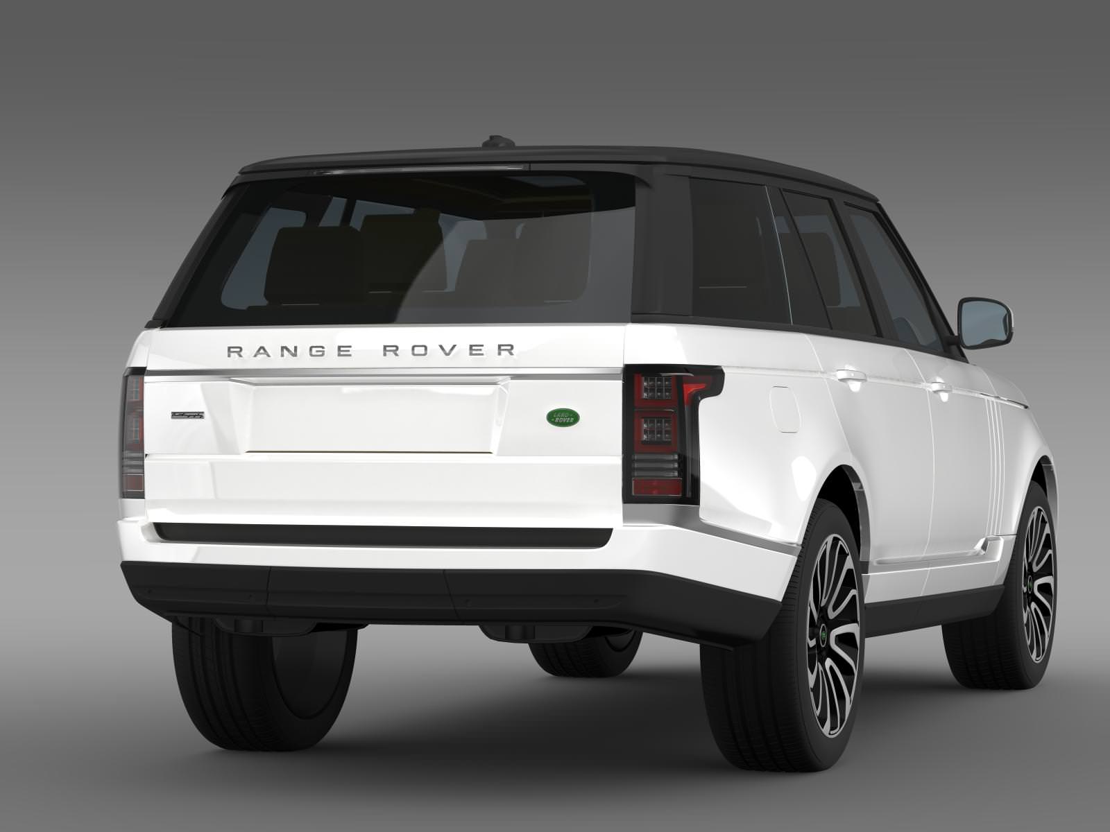 Range Rover Autobiography V8 L405 3D model_11
