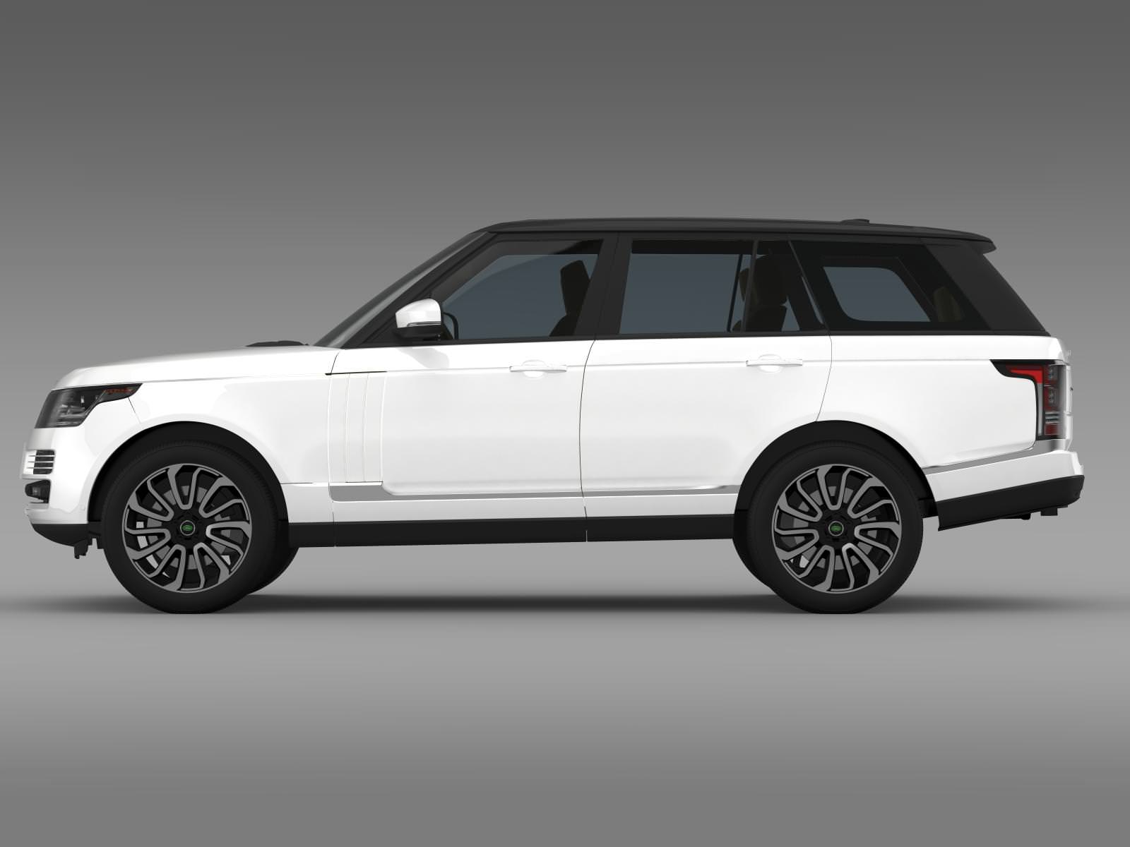 Range Rover Autobiography V8 L405 3D model_2