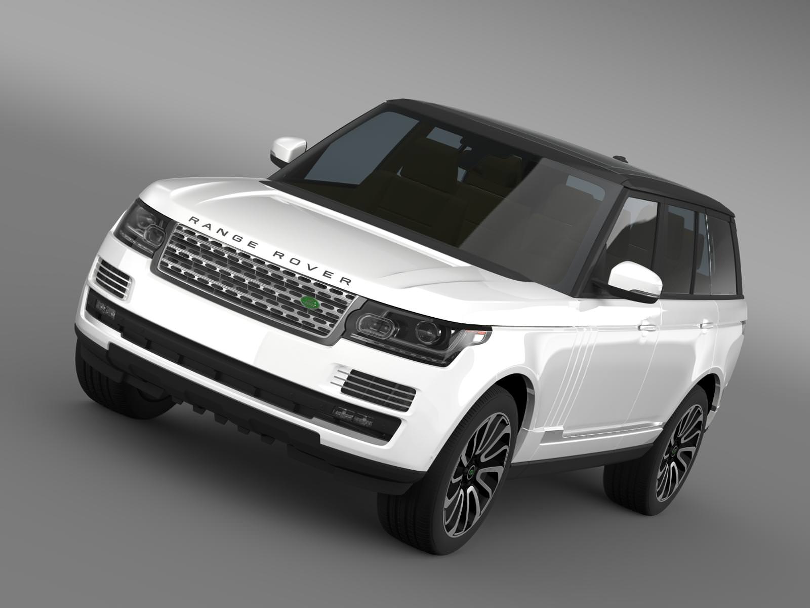 Range Rover Autobiography V8 L405 3D model_3