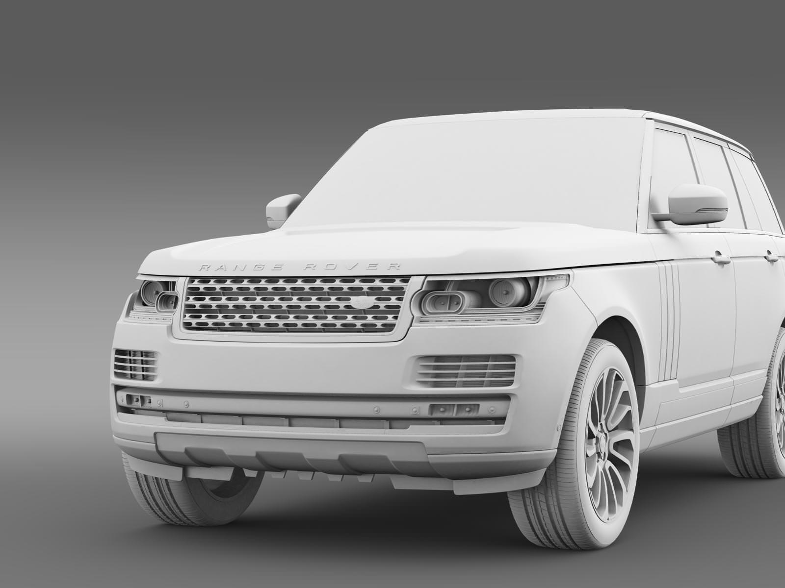 Range Rover Autobiography V8 L405 3D model_20