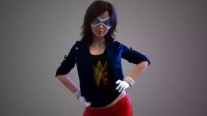 Wonder Girl Young Justice  3D model