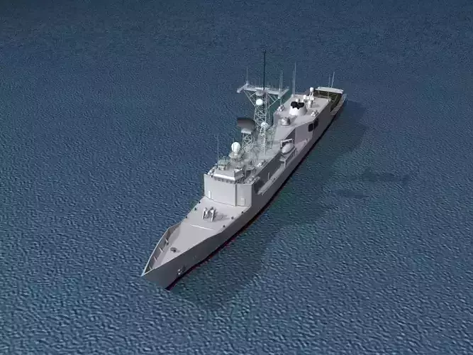 PFG2-1103 ROCS Cheng Ho 3D model