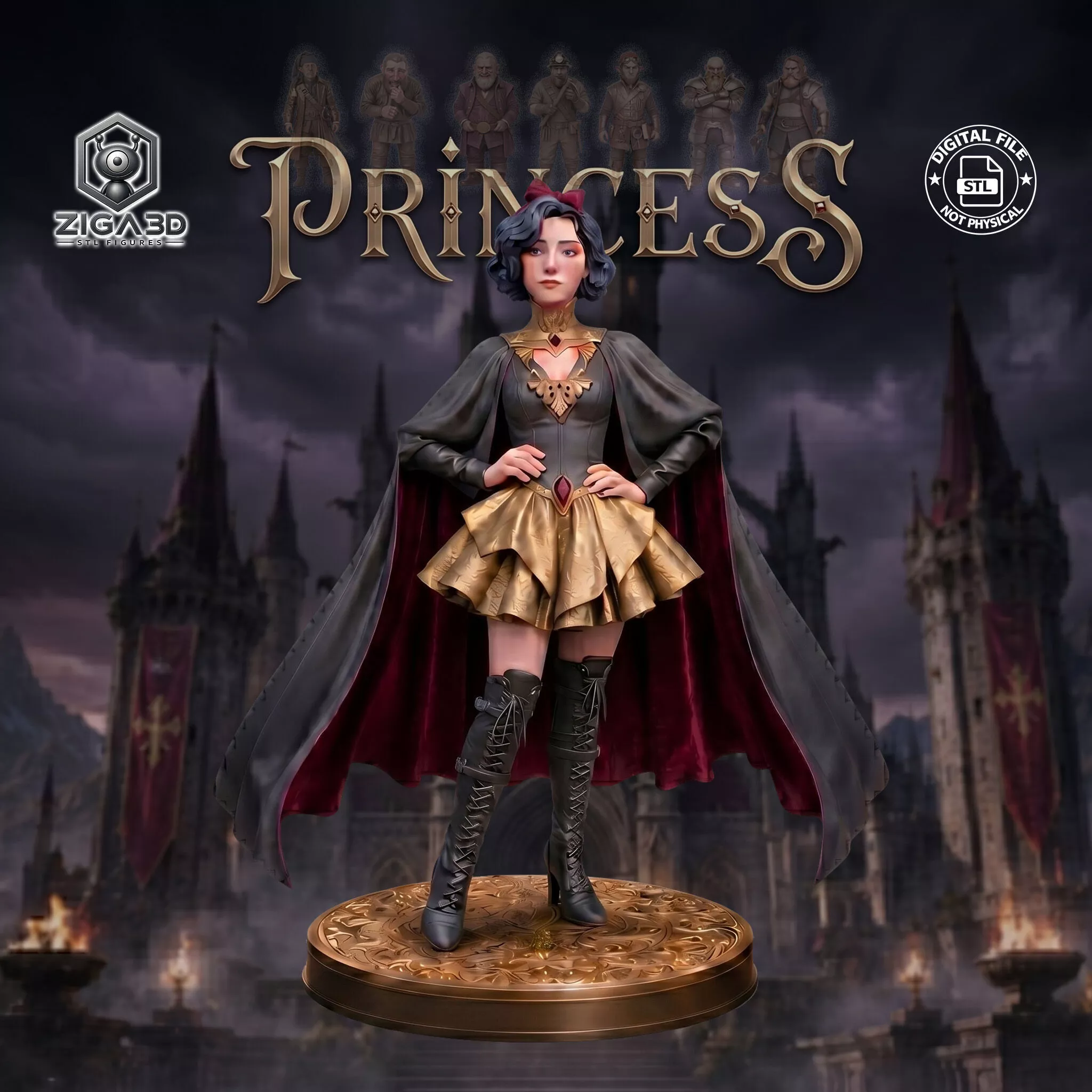 Snow White 3D print model