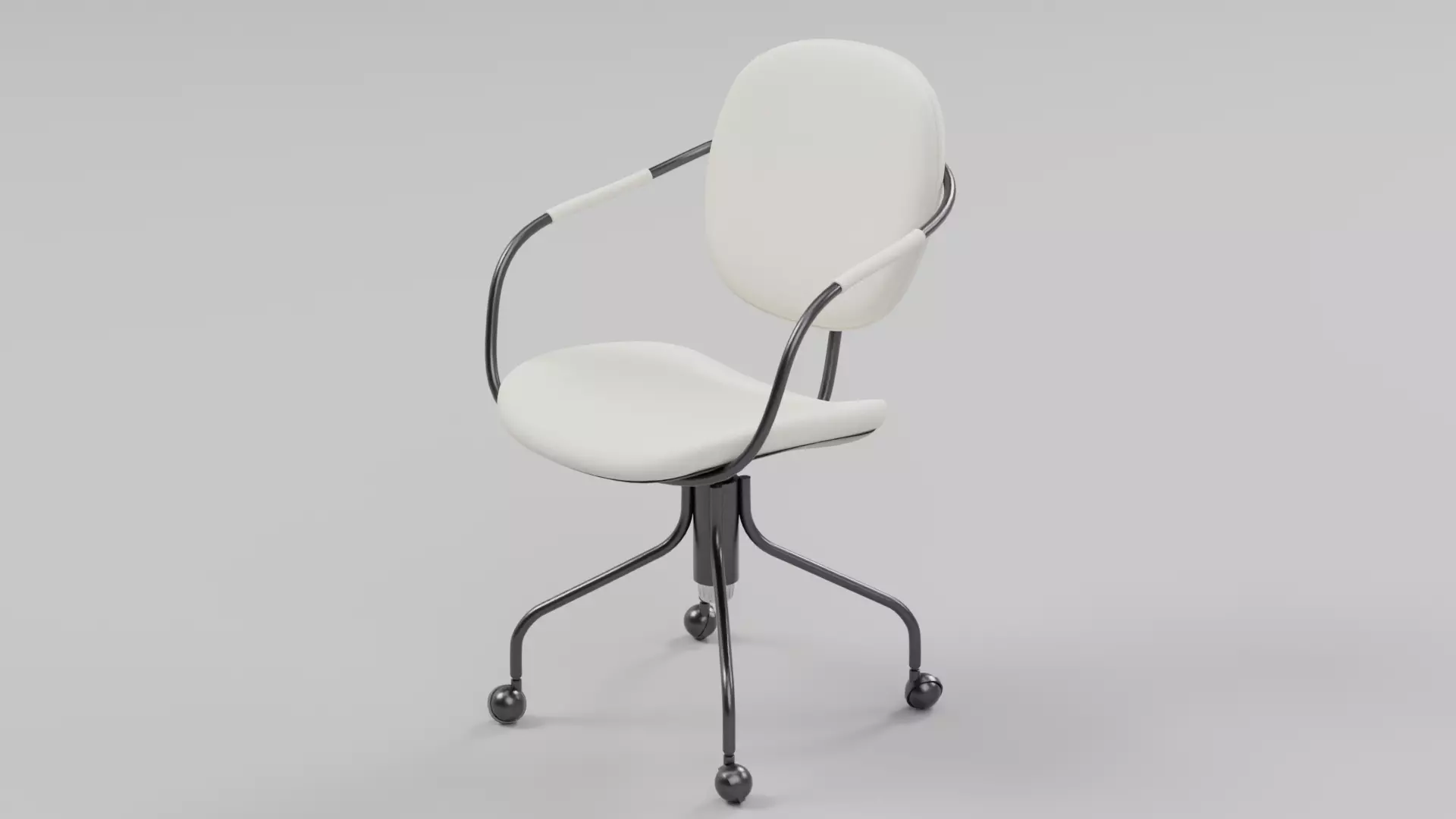 Modern Office Swivel Chair 01 Low-poly 3D model