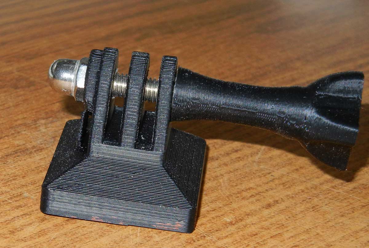 GoPro Tripod Mount 3D Model 3D Printable STL CGTrader