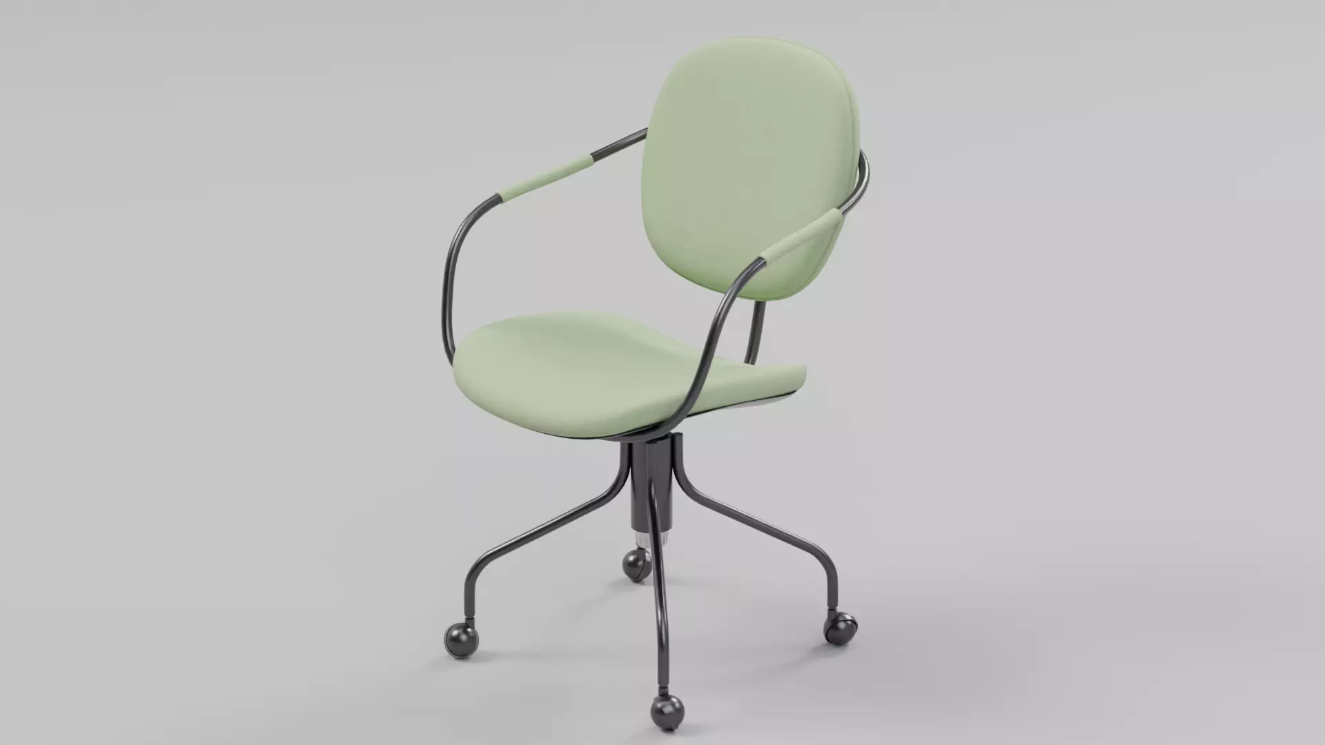 Modern Office Swivel Chair 03 Low-poly 3D model