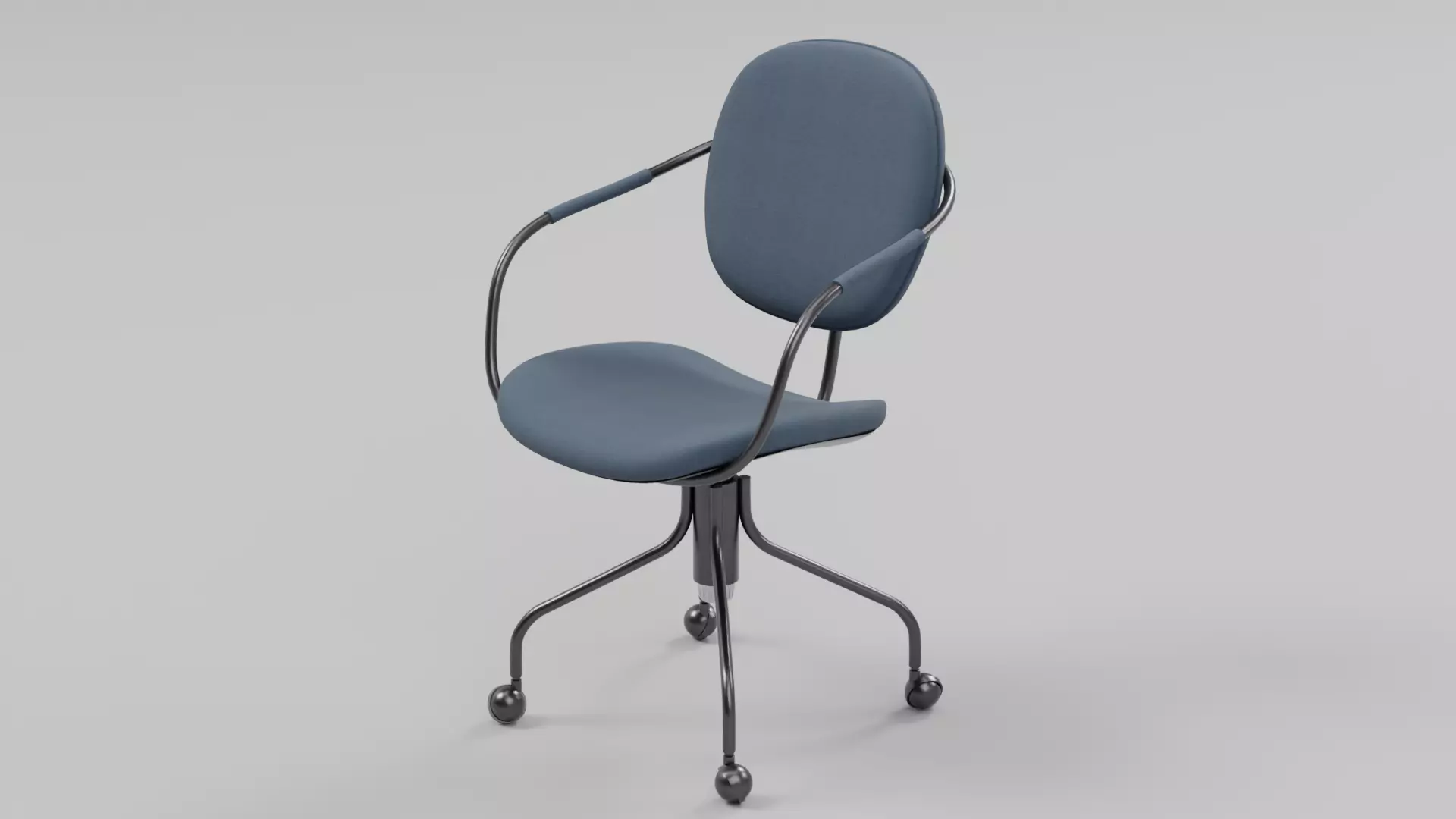 Modern Office Swivel Chair 05 Low-poly 3D model