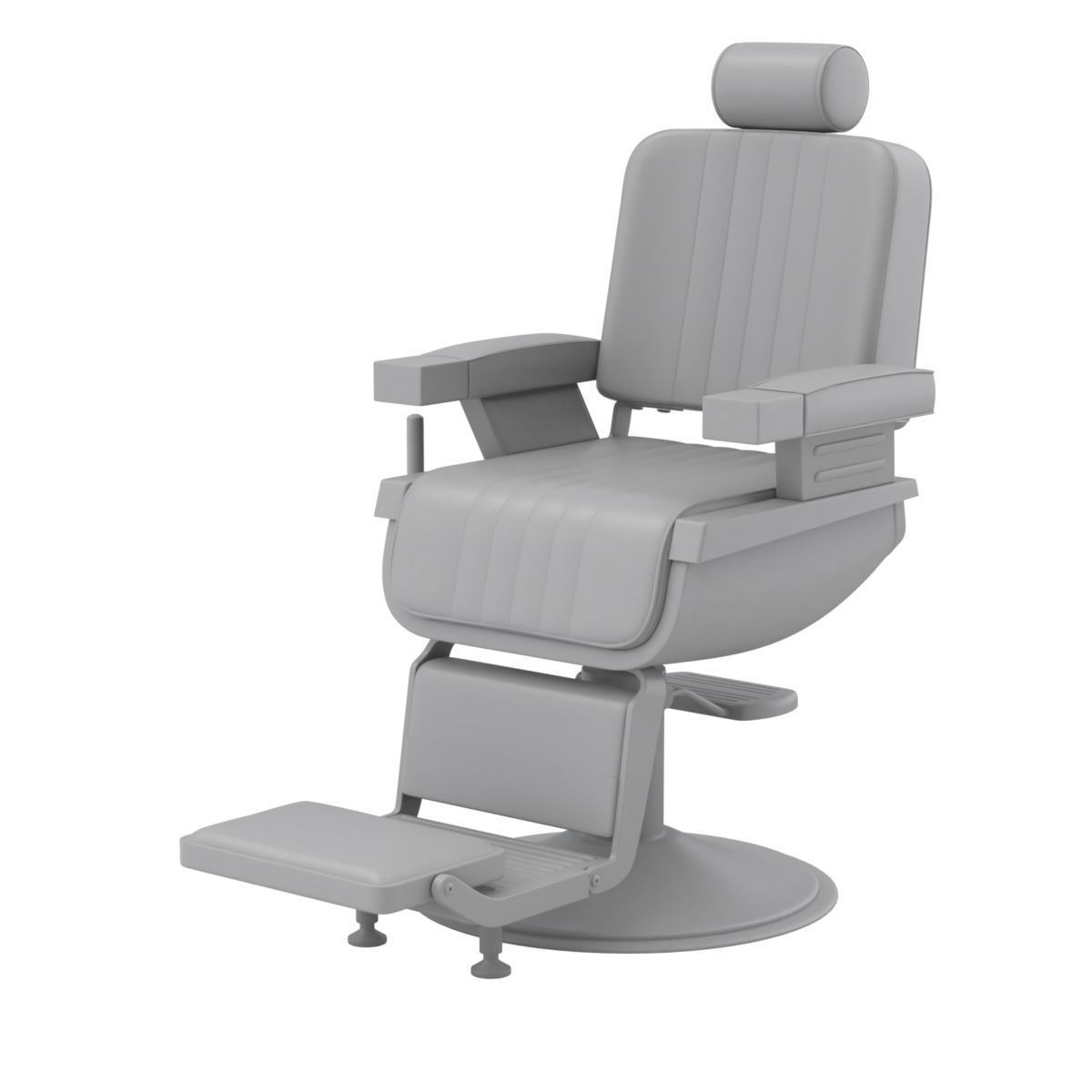 Barber Chair 3D model_11
