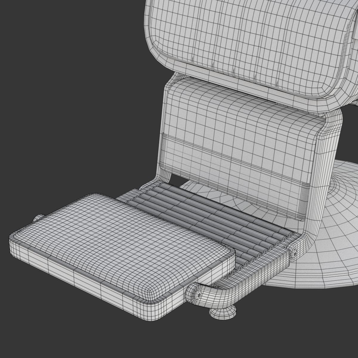Barber Chair 3D model_23