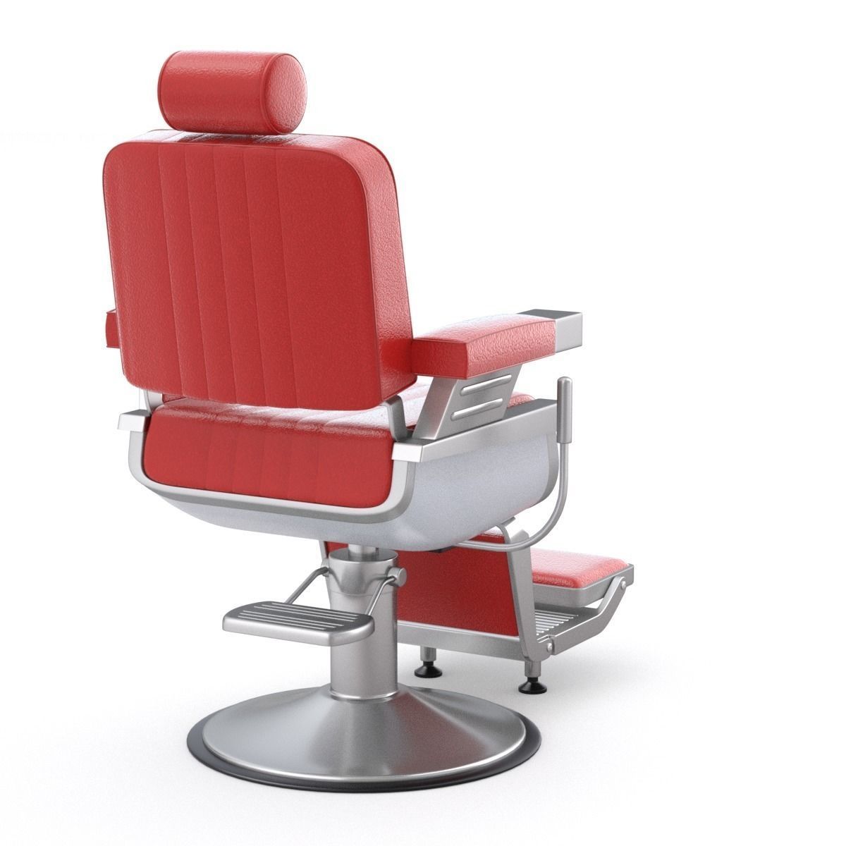 Barber Chair 3D model_4