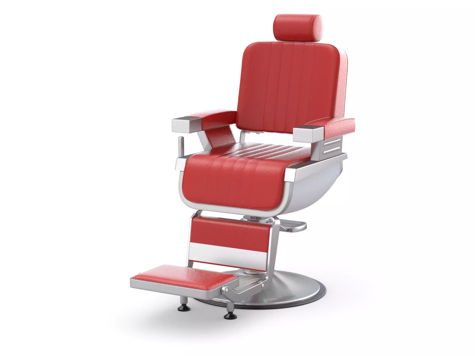 Barber Chair 3D model_0
