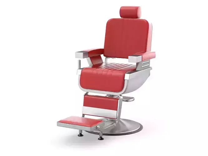 Barber Chair 3D model