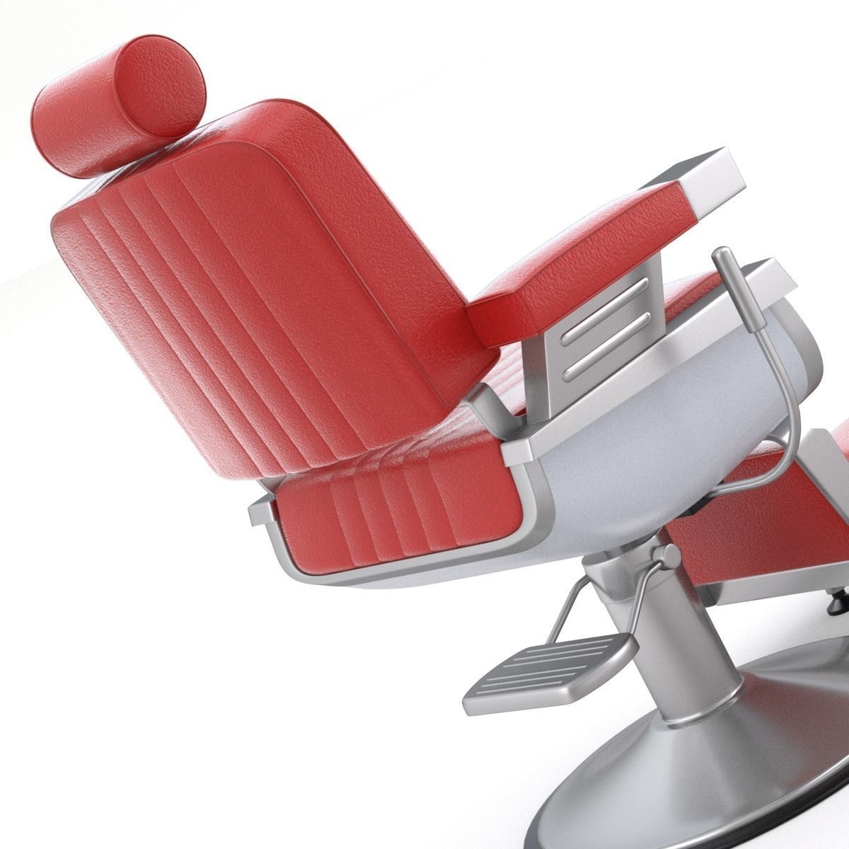 Barber Chair 3D model_7