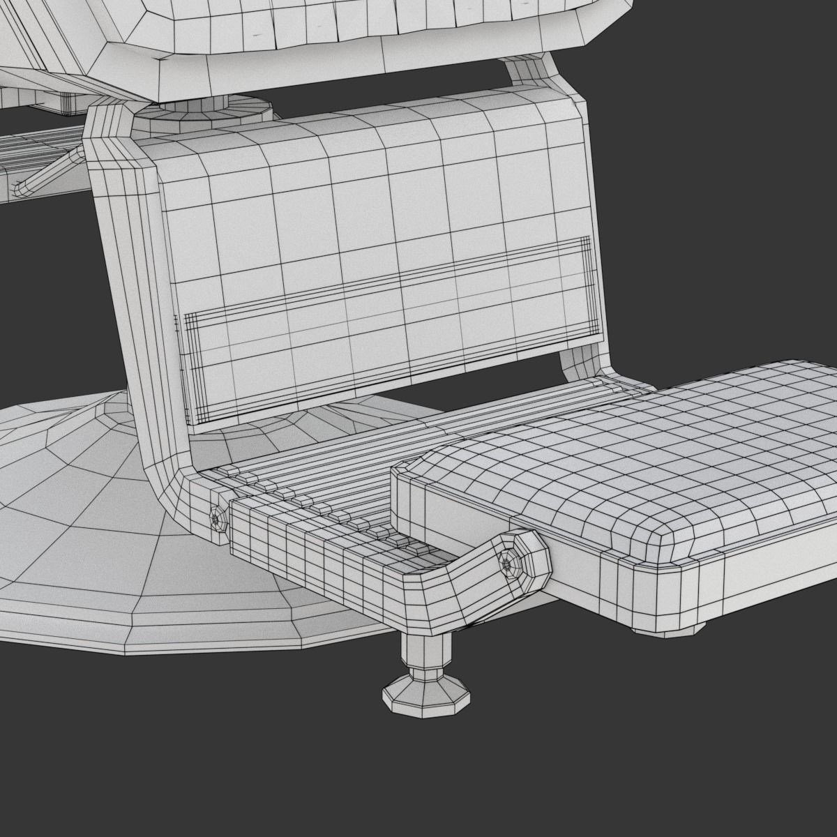 Barber Chair 3D model_14