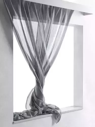 Woven Drapes 3D model