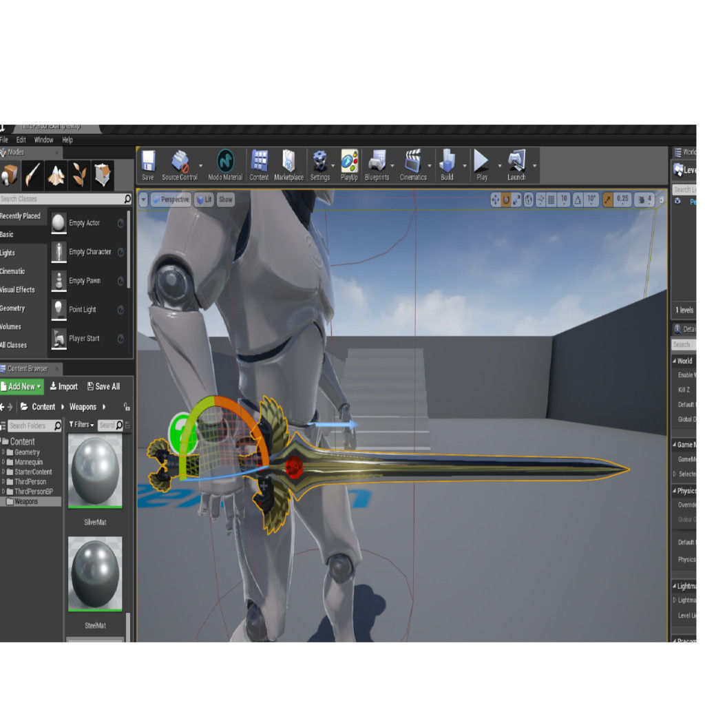 Sword and Sheath Medieval  Maltese Knights Cross Low-poly 3D model_3