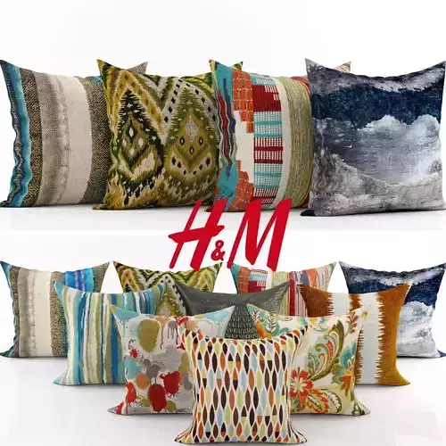 Collection of decorative pillows  - 4